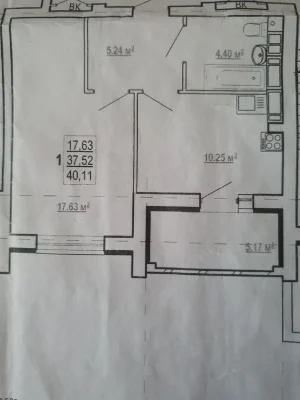 Власник! Продам 1 кімн. квартиру ЖК Перемоги 2, пр.Перемоги
