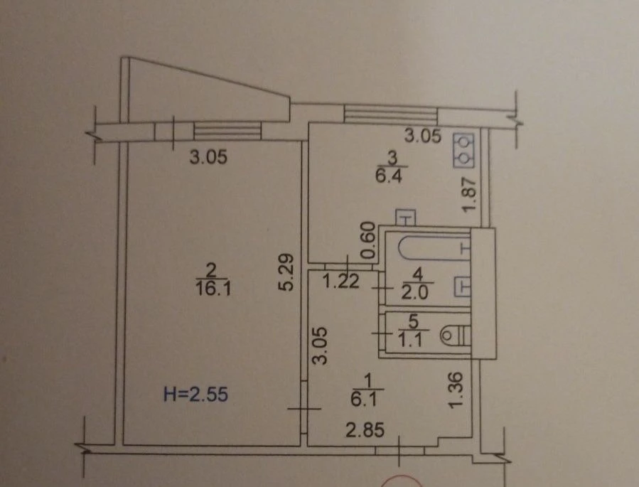 Продається 1к квартира 32 кВ.м. Холодна Гора Григорівське  Ш