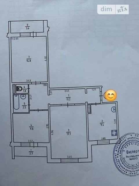 Продаж 3к квартири 72.1 кв. м на вул. Юлії Здановської 29 •