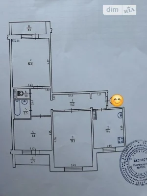 Продаж 3к квартири 72.1 кв. м на вул. Юлії Здановської 29 •