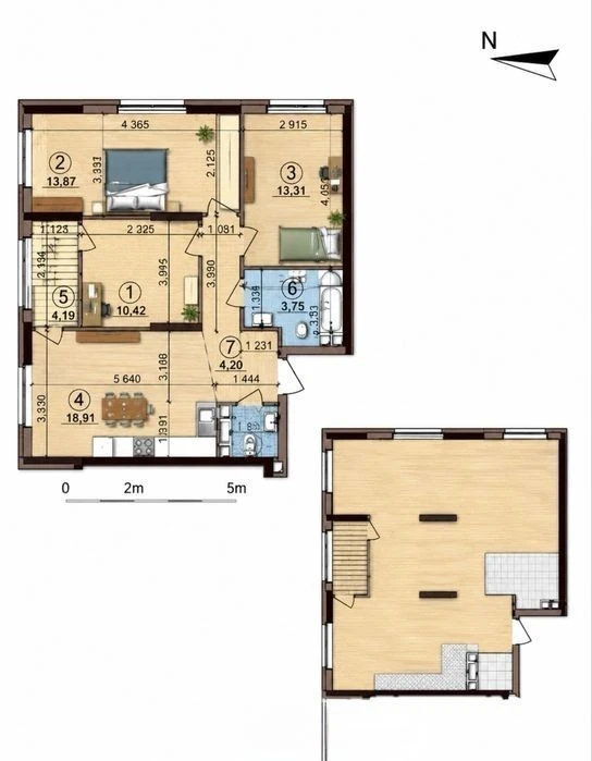 No %! Cool 3-room apartment in the Varshasky+ residential complex Pravdy 51. P