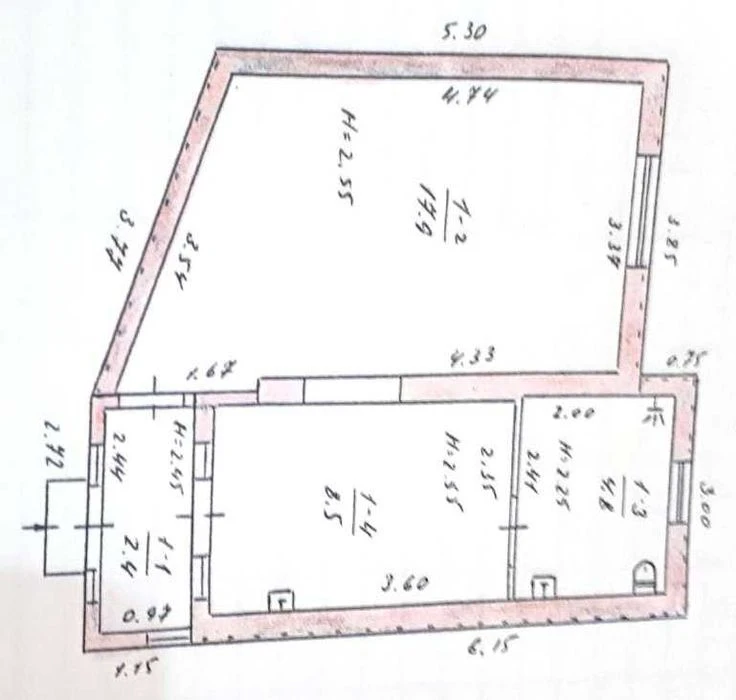 Продам 1-к квартиру, район танка