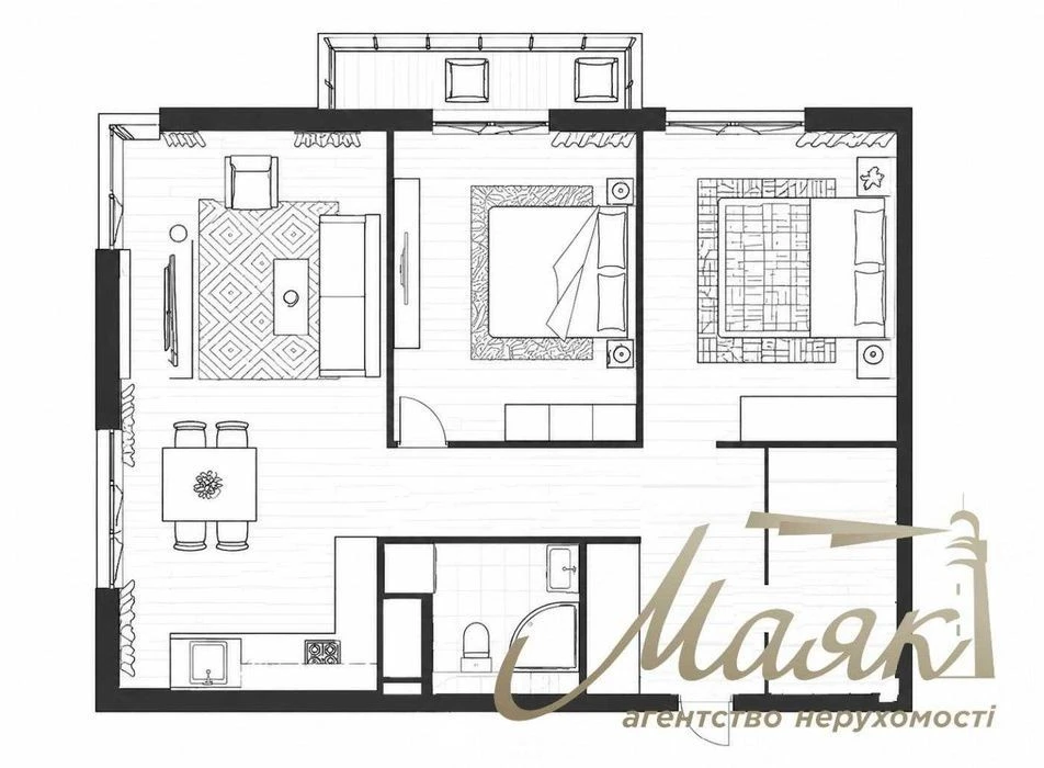Продаж 3-кімнатної квартири в ЖК Central Park вул. Джона Мак