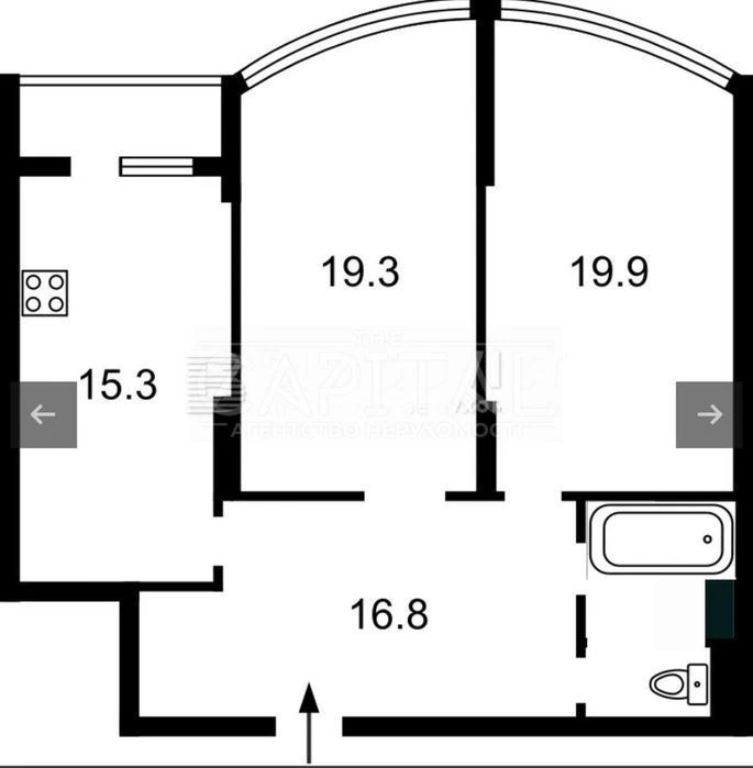 Краща ціна! ПРОДАЖ квартири в ЖК Южна Брама, 5 хв метро Лчша