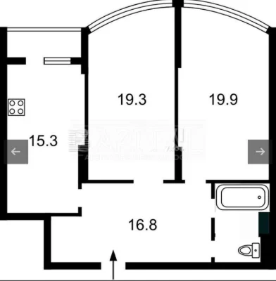 Краща ціна! ПРОДАЖ квартири в ЖК Южна Брама, 5 хв метро Лчша
