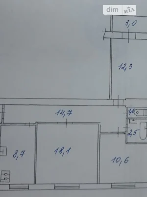 Продаж 3к квартири 70 кв. м на вул. Шовкуненка 3 • ID 347704