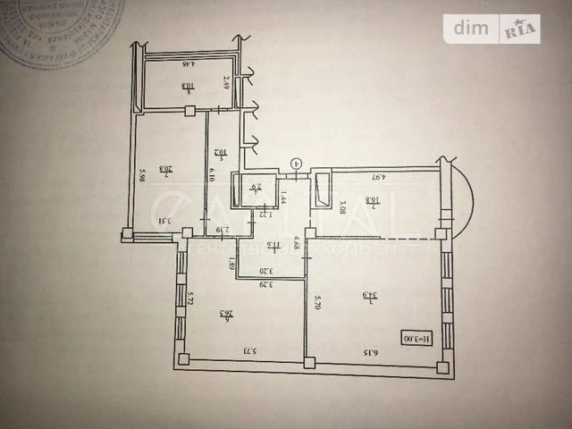 Продаж 3к квартири 136 кв. м на вул. Олександра Кониського 4