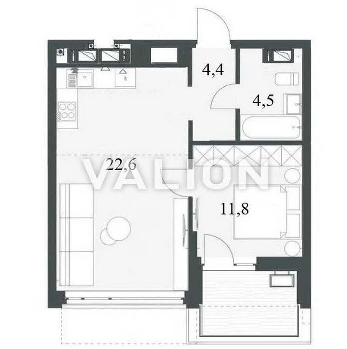 Продаж 1 кімнатної квартири в жк 31, вул. Драгоманова 31А, м