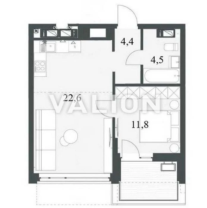 Продаж 1 кімнатної квартири в жк 31, вул. Драгоманова 31А, м
