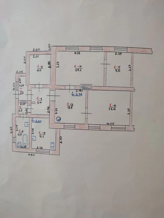 3к квартира в центрі міста