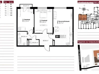 Продаж 2к квартири 58 кв. м на вул. Метрологічна • ID 347694