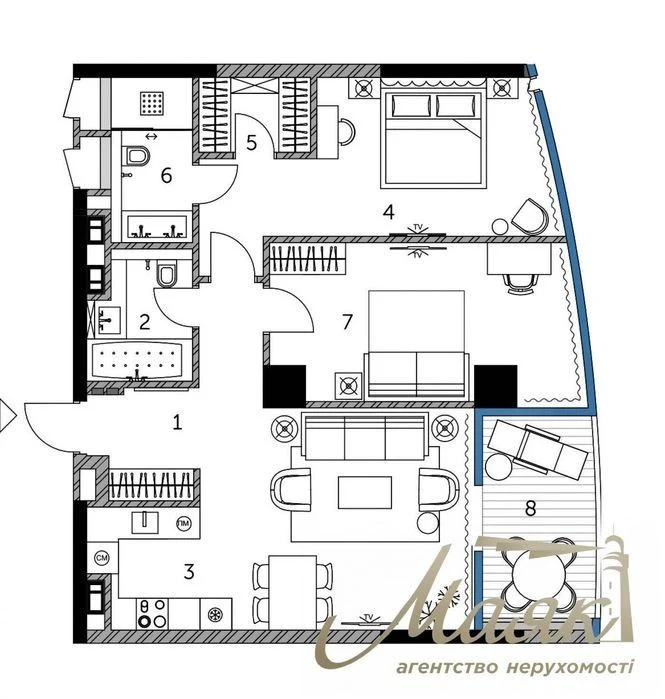 Продажа квартиры ЖК TARYAN TOWERS ул. Иоанна Павла Лумумбы П