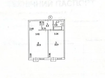 Продаж 1к квартири 55.2 кв. м на вул. Клавдіївська 40Б • ID
