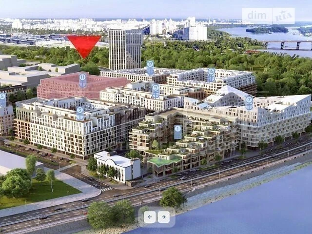 Продаж 2к квартири 69 кв. м на вул. Набережно-Рибальська дор