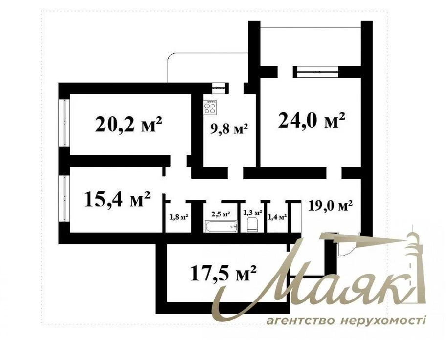 Продаж 4-кімнатної квартири 117м2 вул. Старонаводницька 8Б,