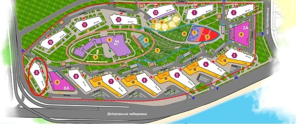 Продаж квартири з видом на Дніпро у сучасному ЖК Great!