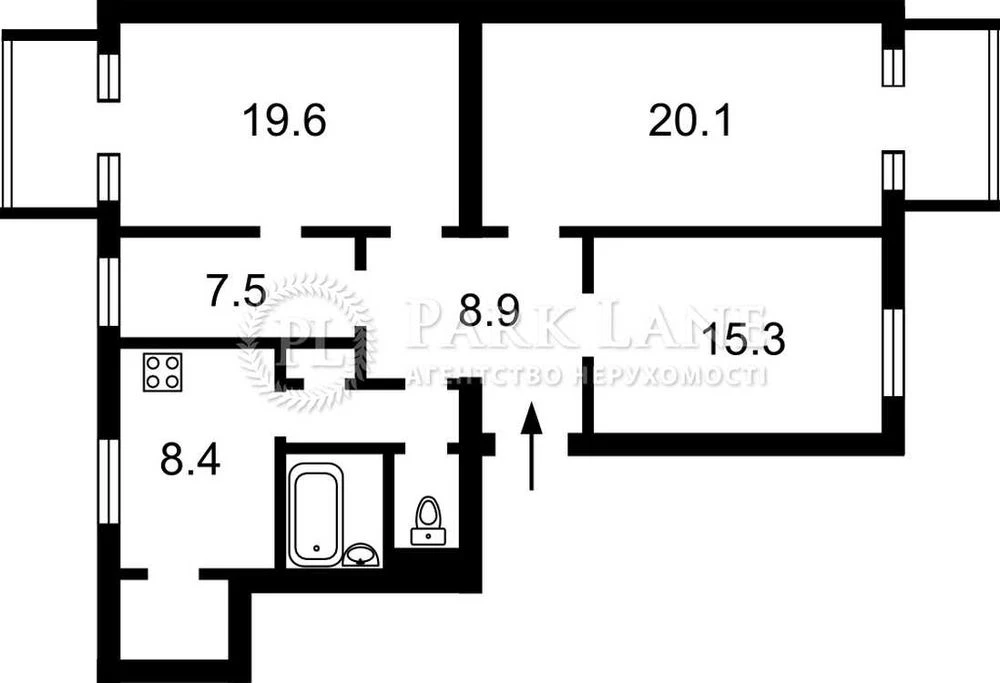 3-к квартира ремонт 90м Центр Велика Васильківська 42