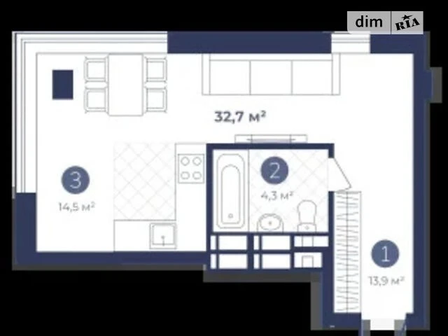 Продаж 2к квартири 78.5 кв. м на вул. Ревуцького 54А • ID 34