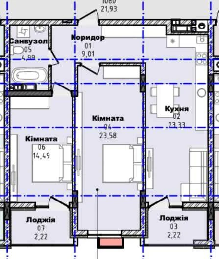 Продаж видової квартири в новобудові ЖК Luxar
