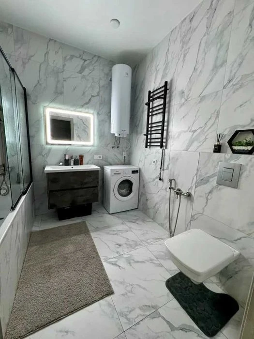 3-room apartment in the residential complex Comfort City Rybinsky, newly renovated