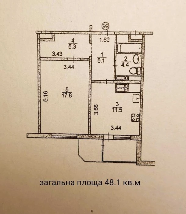Затишна 1к квартира біля озера, Григоренка 12А, інвертор, бе