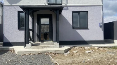 House with finishing touches and heating