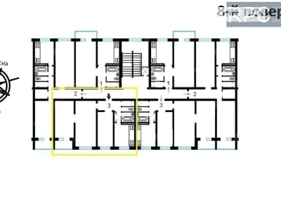 Sale of 3-room apartment 60.3 sq. m on Dniprovska embankment 5A, apt. 20