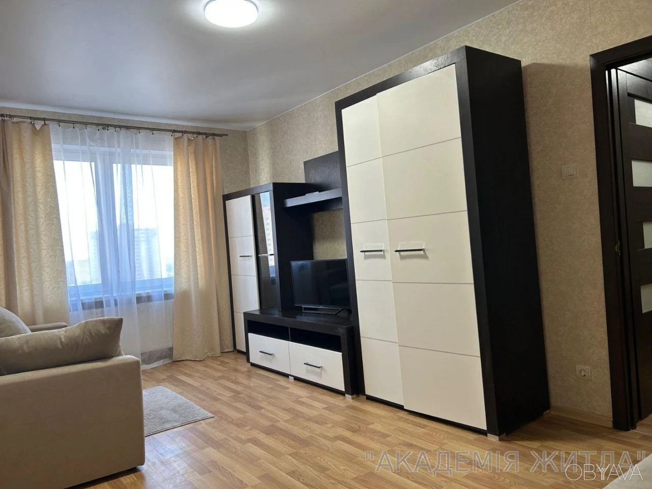 1-комнатная квартира, 38 м.кв.