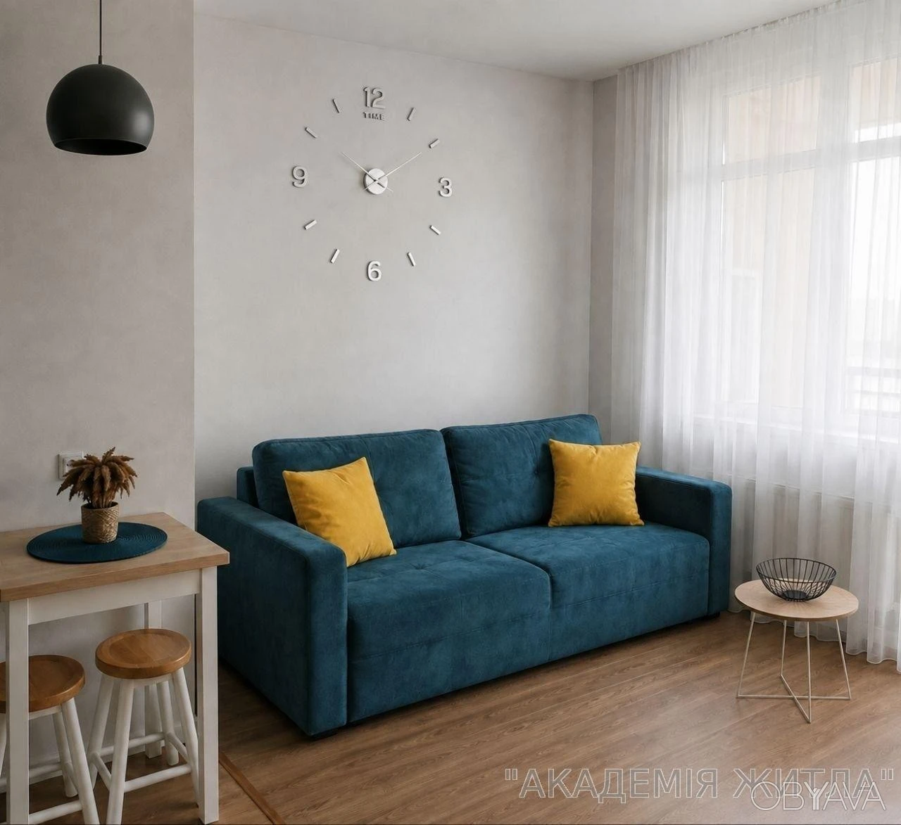 1-комнатная квартира, 45 м.кв.