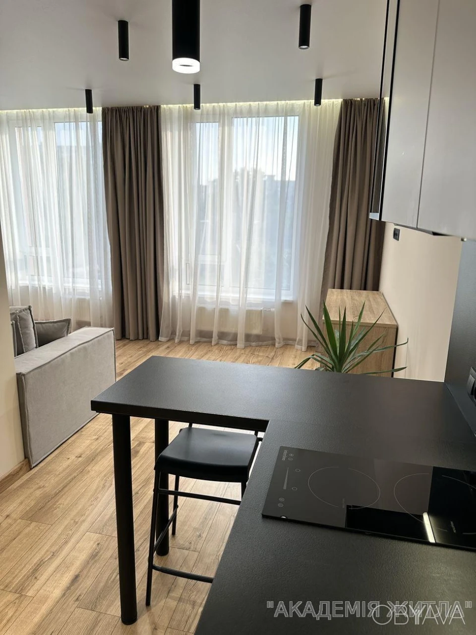 1-комнатная квартира, 33.3 м.кв.