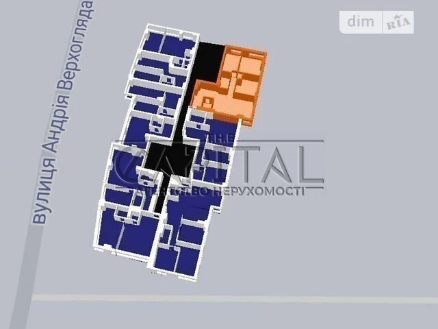 Sale of 4-room apartment 138 sq. m. on Andriy Verkhoglyada St. 8/6 •
