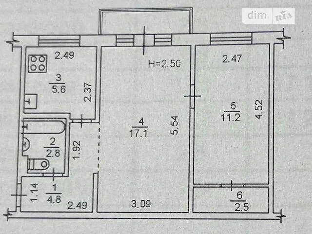 Sale of 2-room apartment 46 sq. m. on Mykhayla Dontsya st. 18 • ID 34