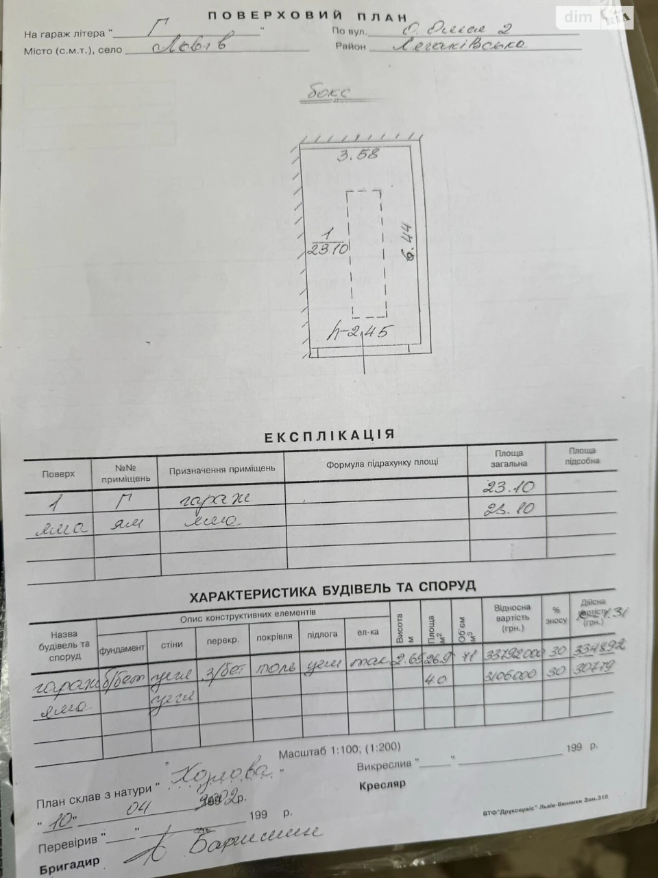 Продаж Місце в гаражному кооперативі Погулянка