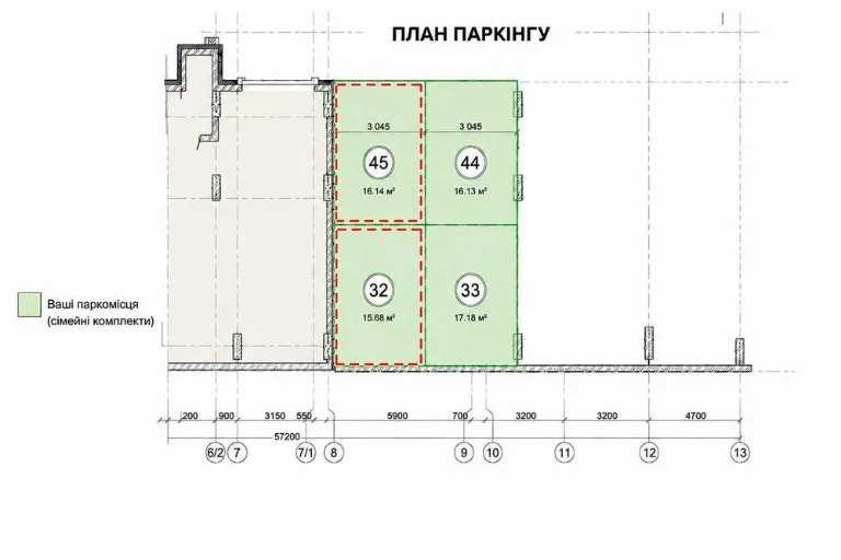 2 місця, сімейні паркінги ЖК Рів'єра м.Славутич