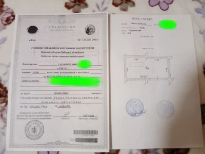 Великий цегляний одноповерховий приватизований гараж