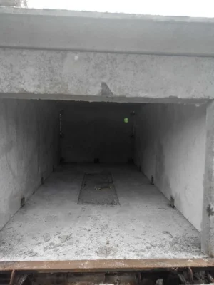 Гараж ЖБИ 3.5-6.6-2.8 метра сварной