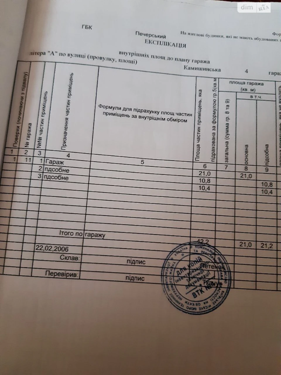 Продаж Місце в гаражному кооперативі Голосіївський
