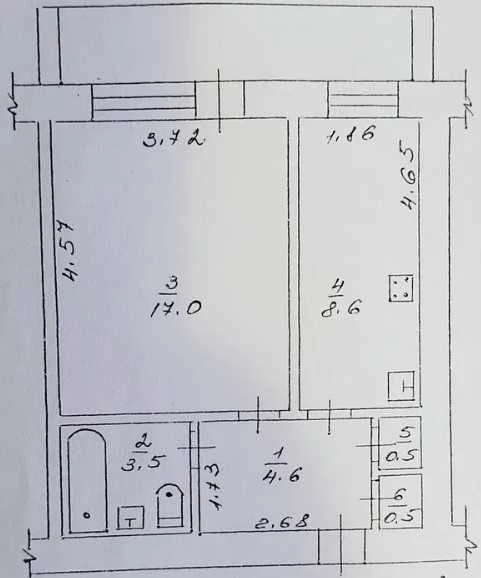 Продам 1 ком. квартиру ул.Балковская/кирпичный спецпроект