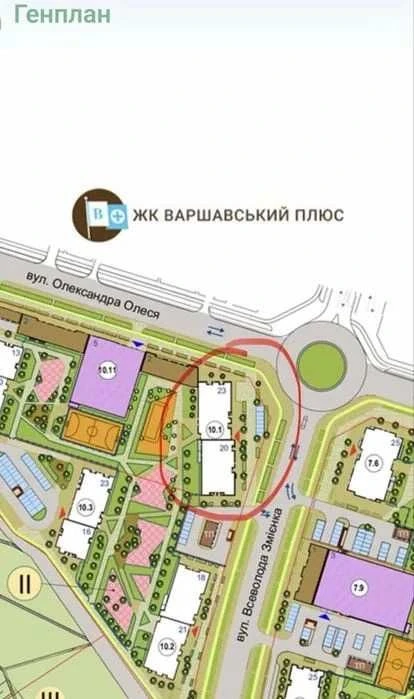 Kyiv, Zmienko Vsevolod, 15/23, Varshavsky-3; 3 rooms DER