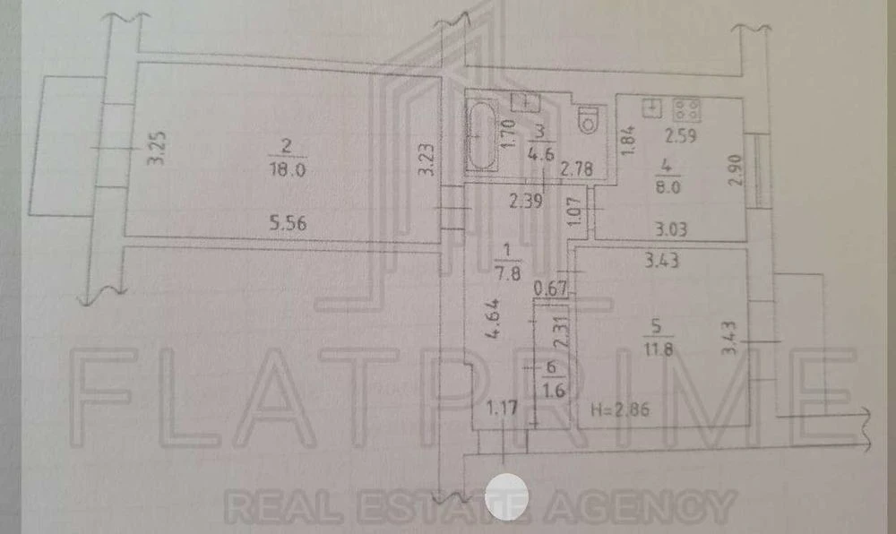 Great price! 2-room apartment with renovation in the center of Pechersk!