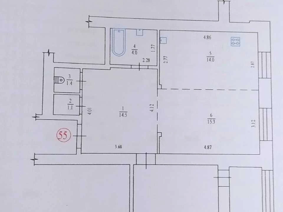 Квартира. Полтава, Великотирнівська вул.