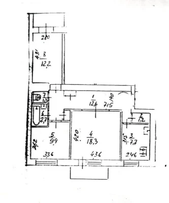Продажа 3-ком. квартиры в кирпичном доме, пр. Романа Шухев