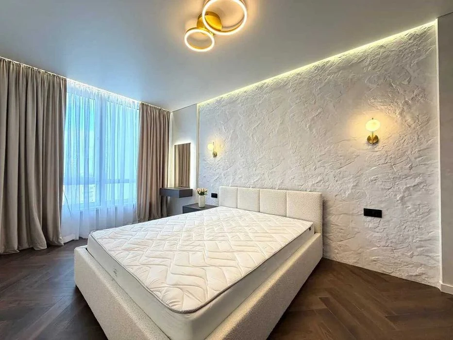 Modern one-room apartment with a beautiful view near the lake