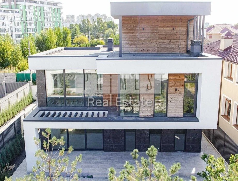 Продаж 5к будинку у стилі хайтек, вул. Сергія Колоса, Голосі