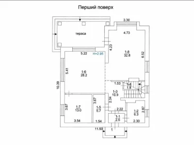 Будинок. Київ, Квітки Цісик вул. (Гамарника)