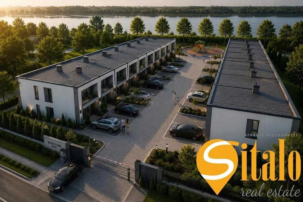 Сучасний таунхаус на Осокорках з видом на Дніпро, Sky River