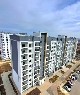 A real 2-bedroom, 62-square-meter apartment in the newly completed Skazka residential complex. Cold G
