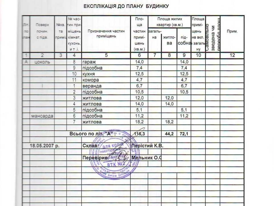 Будинок. Київ, 61-ша Садова вул.