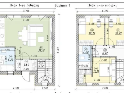 Продаж 3 поверхового таунхауса з ділянкою на 1 сотку, 145 кв