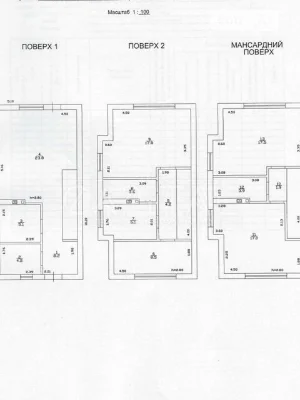 Продаж 3 поверхового будинку з ділянкою на 1 сотку, 122 кв.